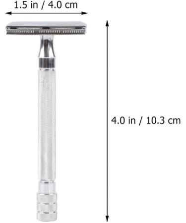 Lurrose Vintage Manual Safety Razor Set for Men - Classic Shaving Kit with Hand Brush - International Shipping Available - Buy Online on GoSupps.com