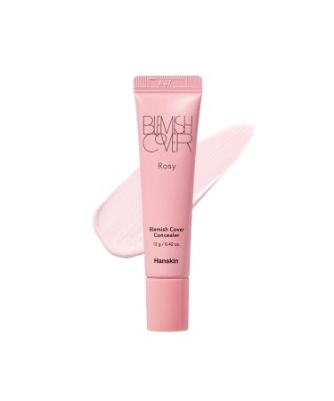 Hanskin Rosy Blemish Cover  Dark Circle Cover  Full Coverage Color Correcting Concealer  Rosy/12g  Rosy - 12g
