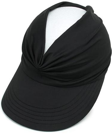 Women's UV Protection Sun Hat with Wide Brim - Ideal for Sports, Beach, Golf, and Hiking - Black - Buy Online on GoSupps.com
