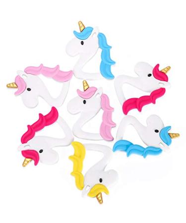 PREMYO Unicorn Teething Ring for Babies - BPA-Free Silicone Cooling Teething Aid - Pink | Relieve Teething Pain - Buy Online on GoSupps.com