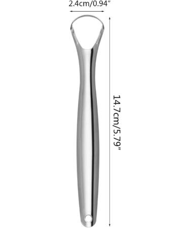 WILsem Steel Tongue Scraper - Red Tongue Cleaner for Oral Hygiene & Fresh Breath | International Shipping Available - Buy Online on GoSupps.com