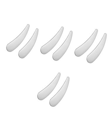 Didiseaon 8 Pcs Cosmetic Spatula Cosmetics Spatula Lotion Spatula Makeup Spatula Small Esthetician Supplies Skincare Spatula Lip Balm Spatula Face Cream Scoop Face Cream Spatula Mini Spatula 1 g (Pack of 1) As Shownx4pcs