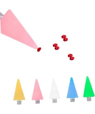 Healeved 2 Sets Pen Tip Nail Rhinestone Dotting Pencil Tip Rhinestones Picker Tips Wax Pencil Bead Picker Tool Nail Point Pen Head Wax Replacement Tips Manicure Tools Double Head - Buy Online on GoSupps.com