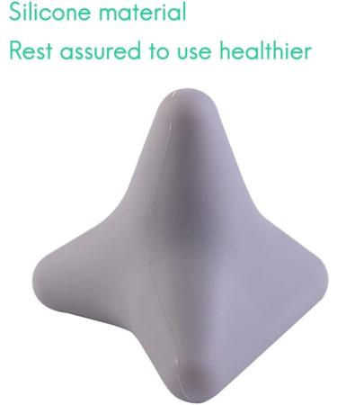 SRMAN Silicone Massage Cone - Psoas Muscle Relief Tool for Back Neck Scapula & Feet | Yoga Triangle Relaxation - Buy Online on GoSupps.com