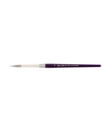 Silver Brush Limited 8831S Silver Silk Ultra-Round Brush for Watercolor  Gouache  and Acrylic Paint  Size 10  Short Handle Ultra Round Size - 10