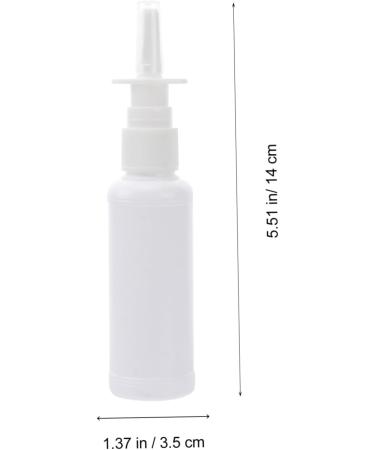 FRCOLOR 60 Pcs Nasal Spray Bottles for Hair Brine Colloid Perfume - Clear Plastic Containers - Travel Size - 5x3pcs White x3pcs - Buy Online on GoSupps.com