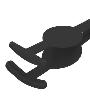 Premium Stainless Steel Eyelash Tweezers - Curved & Shaped for Easy Application | Durable & Comfortable Silicone Grip | Perfect for False Eyelashes - Black - Buy Online on GoSupps.com