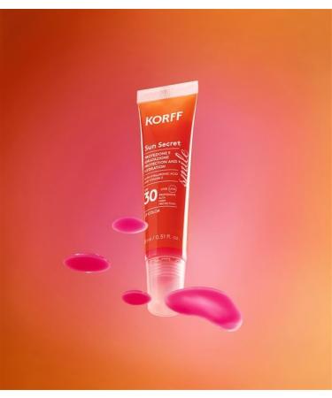  Korff Korff Sun Secret Smile Lip Color SPF30 teinte 02 Raspberry Pink 15 ml - Buy Online on GoSupps.com