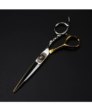 Hair Cutting Scissors 6 Inch Professional Japan 440c Steel Scissor Tiger Hair Scissors Haircut Thinning Barber Hair Cutting Shears Hairdressing Scissors Set - Buy Online on GoSupps.com