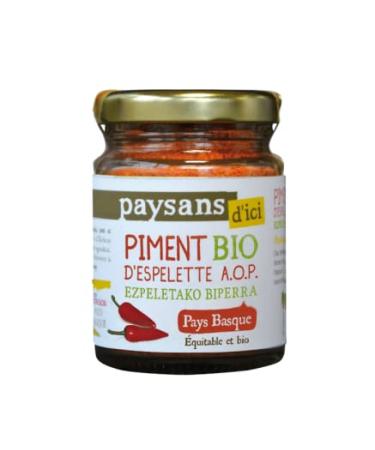 Organic & fair trade AOP Espelette pepper from the Basque Country