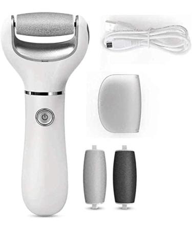 Electric Callus Remover for Feet Rechargeable Foot File Portable Foot Pedicure Tool 2 Roller Heads Hard Cracked Dry Skin - Buy Online on GoSupps.com