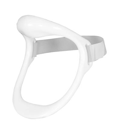 10 Neck Corrector | Comfortable Neck Brace for Men Cervical Traction Neck Shoulder Relaxer Traction Device Improving Forward Head Posture for Home Work School N 10 Pcs White Strap Neck Brace