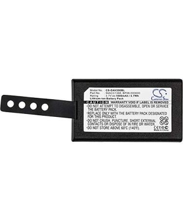 SPANN Battery Replacement for Datalogic CVR2 & DL-Memor | 3.7V | Compatible Part No: 11300794 64ACC1368 800065-56 - Buy Online on GoSupps.com