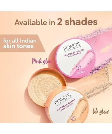 Natural Glow Face Matte Powder for Normal Skin - P_ON.D BB Glow 30G (Pink) | International Shipping Available - Buy Online on GoSupps.com