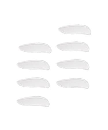 MAGICLULU 12 Pairs Heel Pad Pad Shoe Cushion Heel Correction Insert Cushion Insoles Train Track Tape Half Heel Insoles Clear Heel Shoe Inserts High Heel Pads Flat Gel
