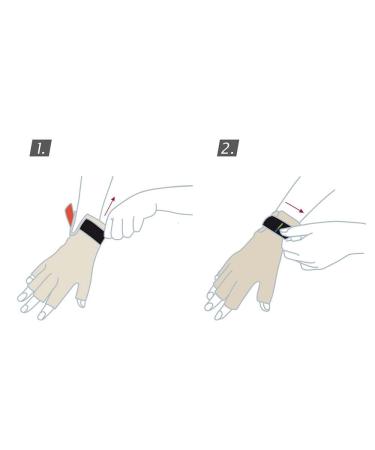 Arthritis Care Fingerless Gloves for Men & Women - X-Large Beige | Relief for Hand Pain Carpal Tunnel Rheumatoid Arthritis Tendonitis Neuropathy - Buy Online on GoSupps.com