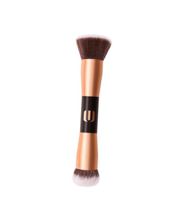 DOITOOL 1pc Double-ended Makeup Brush Wooden Beauty Products Face Miss