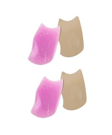 GLEAVI 2 Pairs Plantar Arch Support Silicone Gel Insoles for Heels Foot Inserts for Women Flat Foot Shoe Insoles Custom Arch Pad Stickers Arch Sticker Massage Miss Insole Shoes