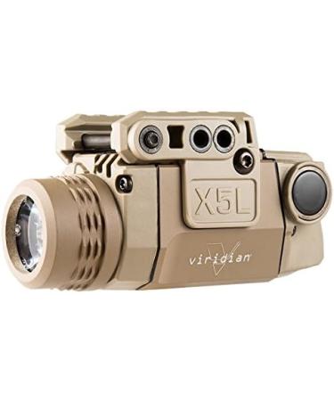 Viridian X5L-FDE Green Laser & Light Combo - Tactical Light Flat Dark Earth - Buy Online on GoSupps.com