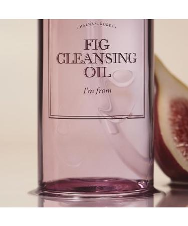 Fig Cleansing Oil - Korean Daily Makeup Remover for Sensitive Skin 5% Fig Oil & 8 Vegetable Oils Hydrating Oil Cleanser for Blackheads - Buy Online on GoSupps.com