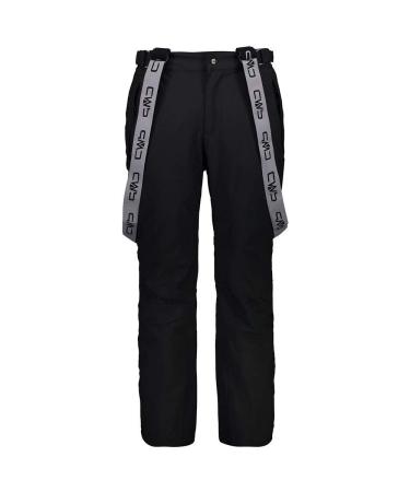CMP Men's Ski Pants Padded PFC Free 10000 24 Nero