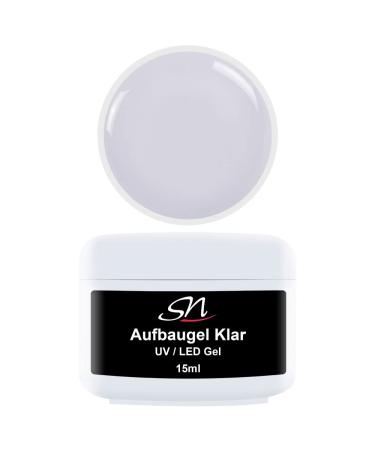 SN Nail Design Building Gel - 15ml Thick Viscosity Clear Builder Gel for Gel Nails | LED/UV Cured | Perfect for Durable Nail Art - Buy Online on GoSupps.com