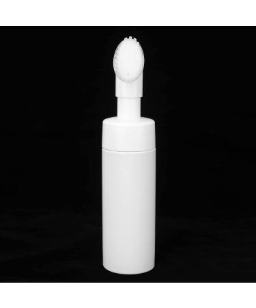 Silicone Brush Head Foaming Bottle Large Diameter Smooth Design Spiral Bottle Mouth Press Type Pump Head Round Bottom Bottle for Lotion or Facial Cleanser Bottling (100ML) 100ML 1 count (Pack of 1) - Buy Online on GoSupps.com