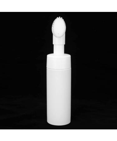 Foaming Bottle with Brush Prevent Leakage Facial Cleanser Foaming Bottle Spiral Bottle Mouth Silicone Brush Head Fastening Pump Head for Cleanser Bottling(#1) - Buy Online on GoSupps.com