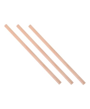 VINTORKY 3pcs Wooden Brow Crayon Natural Makeup Pencil Eyebrow Marker Pen Coffee Brow Pencil