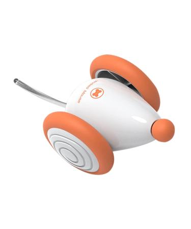 INF Cat Toy Electric Toy Mouse Toy Mice for Cats with USB Cable Interactive Toy Mouse with Glowing Tail Orange - Buy Online on GoSupps.com