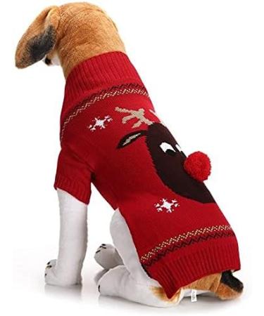 Abrrlo Dog Costumes | Cotton Sweater for Winter Holidays | Stylish Christmas Pet Outfit - XS Kitzd - Buy Online on GoSupps.com
