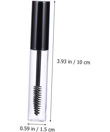 Healeved 2 Sets Mascara Tube Travel Bottles Mascara Storage Bottle Eyelash Wand Clear Plastic - Buy Online on GoSupps.com