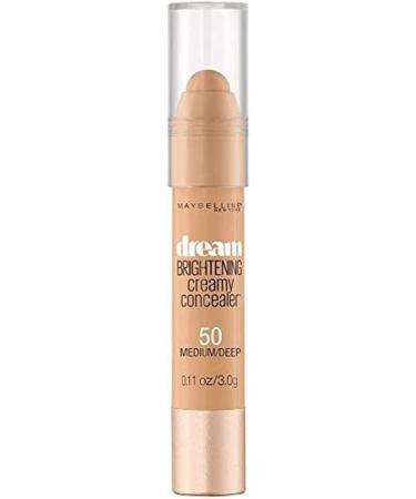 Maybelline Dream Brightening Concealer 50 Medium Deep 50 Medium Deep 1 count (Pack of 1)