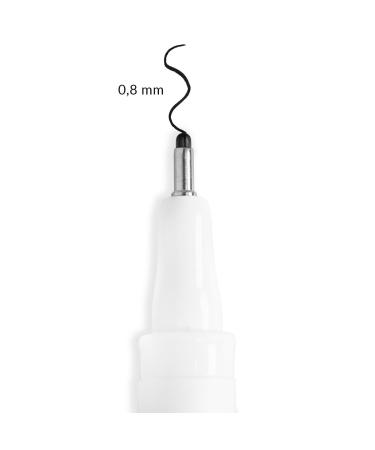 Neonail Nail Art Pen 0.8mm | Black Nail Design & Polish Pen for Gel Nails & Manicure Accessories - Buy Online on GoSupps.com