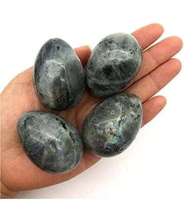 1PC Natural Labradorite Egg Crystal Crystals Gemstone Specimen Home Decor Gifts Natural Stones and Minerals - Buy Online on GoSupps.com