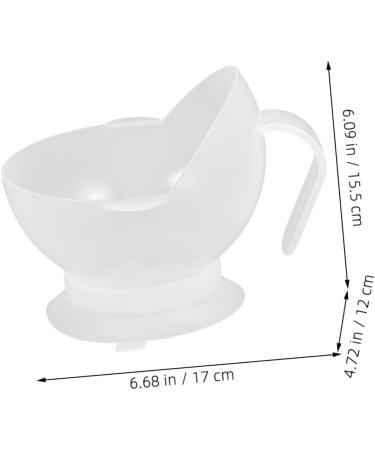 Button Hook Helper 4 Pcs Anti-Shift Bowl Cutlery Serving Utensils Elderly Eating Bowls Suction Bowls Silicone Dining Bowl Silicone Elderly Bowl Elderly Dining Bowls Anti Fallen Bowl White 17.00X15.50X12.00CM White - Buy Online on GoSupps.com