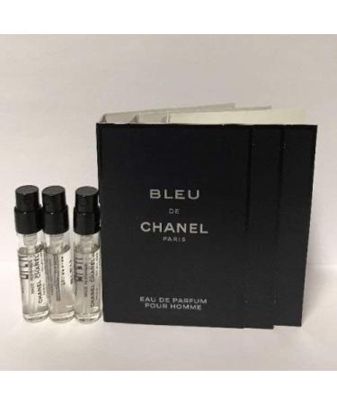 3 Bleu_De_Pour Homme Spray Sample Vial 2 ml/.06 oz each for Men