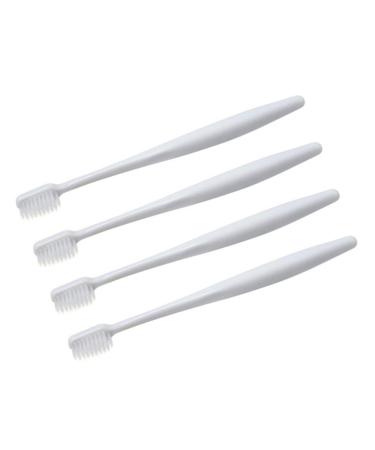 Soesofoufu 4 pieces toothbrushes for home tooth hygiene oral hygiene dental clean ergonomic toothbrush brass toothbrush Frauen toothbrush bristles toothbrushes universal department store needs stock 1 piece (1 Pack) as shown