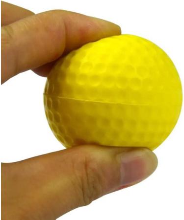 Foam Golf Practice Balls - Fessal 12 Pack | Colored, Dent-Resistant, Soft Balls for Indoor & Backyard Training - Buy Online on GoSupps.com