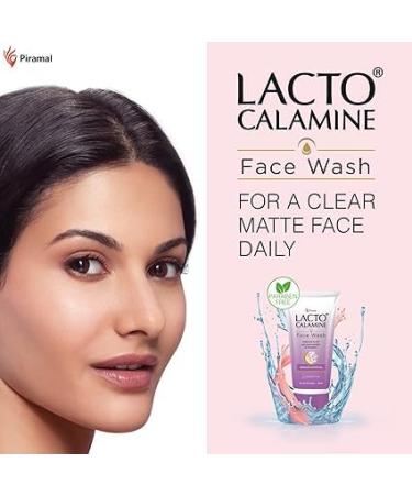 La.cto_Cala.mine Face Wash for Oily Skin - Pack of 2 (100ml) | Kaolin Clay Niacinamide & Vitamin E | Controls Excess Oil Pimples Blackheads & Whiteheads - Buy Online on GoSupps.com