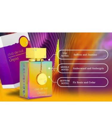 Luxury Club De Nuit Untold Eau De Parfum For Men Women Fragrance Saffron & Jasmine Scent 105-ML 3.55 Floz Spray - Buy Online on GoSupps.com