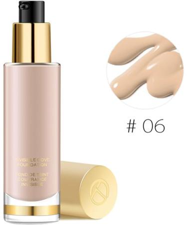 IOIUSKKU 30ml Face Foundation Full Coverage Pores Concealer Waterproof Long Lasting Lightening Travel Cosmetics Makeup for Gifts Type 6 - Buy Online on GoSupps.com