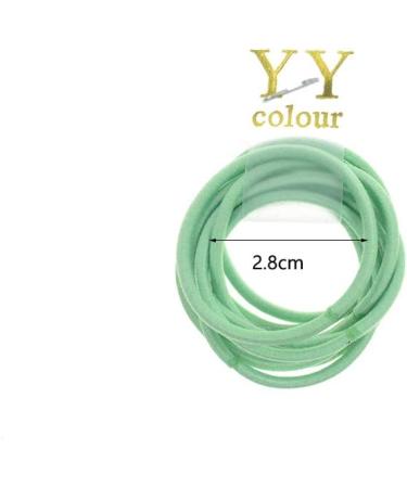100pcs Candy Color 2mm Elastic Hair Bands for Baby Girls | Toddler Hair Accessories - Buy Online on GoSupps.com