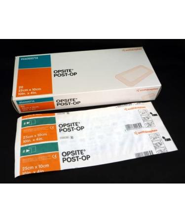 Opsite Post-Op Dressing 10 X 4  20/Box by Smith & Nephew