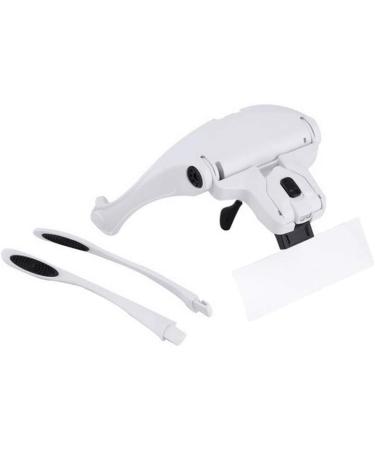 5Pcs 2LED Head Lamps Lens Interchangeable Headband Magnifier Glasses 1.0X/1.5X/2.0X/2.5X/3.5X Magnifications Magnifying Glasses - Buy Online on GoSupps.com