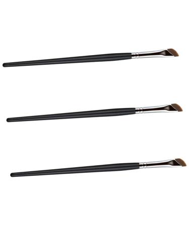 DOITOOL 3pcs Eyebrow Brush Eyeliner Pencil Eyebrow Concealer Eyeliner Tool Applicator Precision Sickle