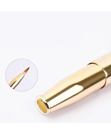 Retractable Lip Makeup Brush Lipstick Lip Gloss Brush Telescopic Dual Use Lip Eyeshadow Brush Beauty Tools (Color : Gold) - Buy Online on GoSupps.com