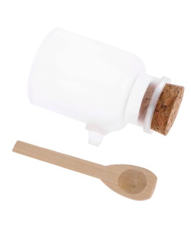 Mipcase Cork Nuts Container Empty Bath Salt with Cork Bottle Empty Salts Wooden Food medium As Shown