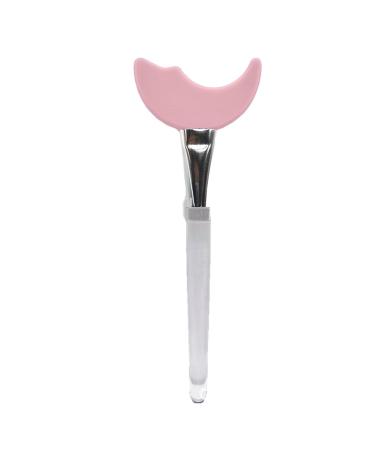 Geteawily Eye Makeup Aid Tool Eyelash Separator Tool Makeup Tools Eyelash Tool Reusable Eye Template Eyebrow Stencil Silicone Multifunctional Pink