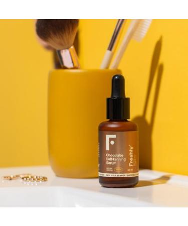 Freshly Cosmetics Natural facial selftanner in cream form Chocolate SelfTanning Serum 30 ml - Buy Online on GoSupps.com
